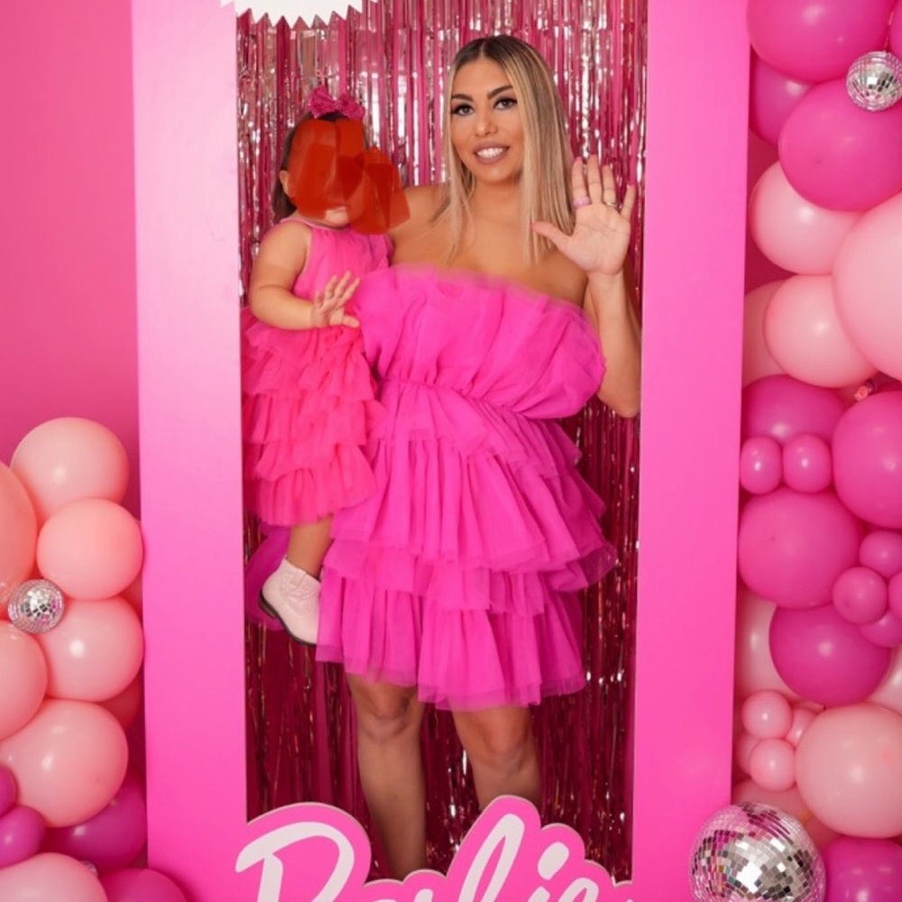 Altar’s State Pink tulle dress.